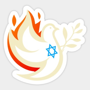 Peace For Israel Sticker